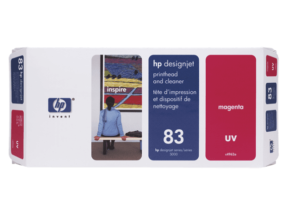 HP C4962A No.83 Magenta UV Printhead (13ml ) for DesignJet 5000