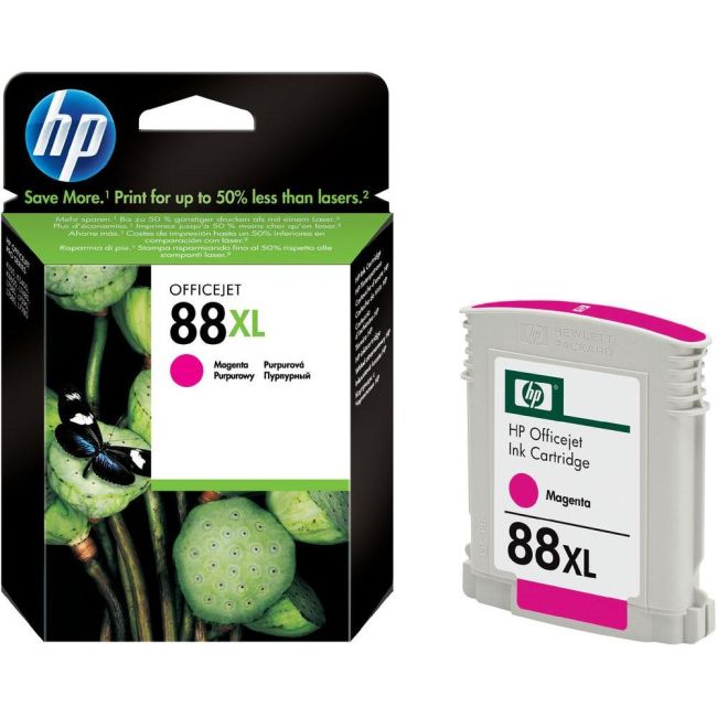 HP C9392AE No.88 Large Magenta Ink Cartridge with Vivera Ink (17ml - 1,200 pages*)