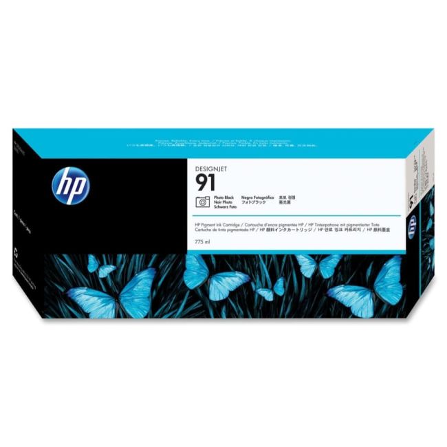HP C9465A No#91 (775ml) Photo Black Ink Cartridge