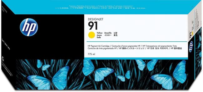 HP C9469A No#91 (775ml) Yellow Ink Cartridge