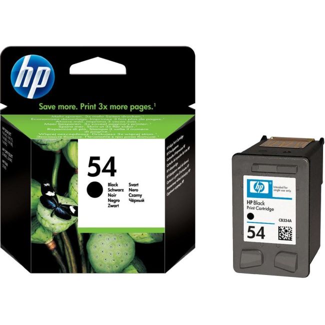 HP CB334AE No. 54 Black InkJet Cartridge (600 pages*)