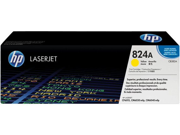 HP CB382A Yellow Toner Cartridge (21,000 pages*)