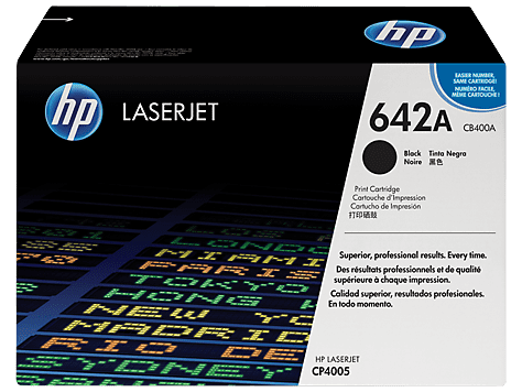 HP CB400A Black Print Cartridge with ColorSphere Toner (7,500 pages*)