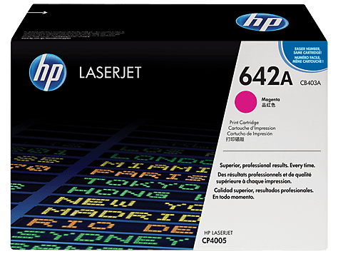 HP CB403A Magenta Print Cartridge with ColorSphere Toner (7,500 pages*)