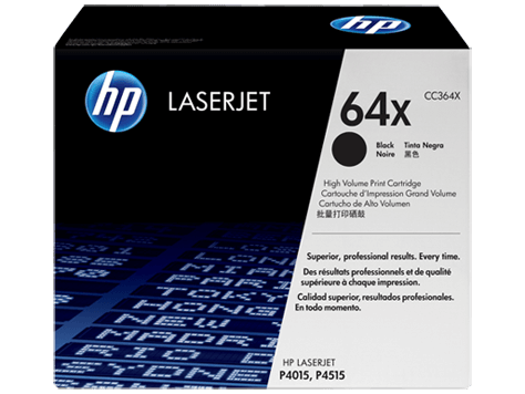 HP CC364X Black Toner Cartridge (24,000 pages*)