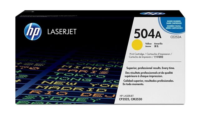 HP CE252A Yellow Toner Cartridge (7,000 pages*)