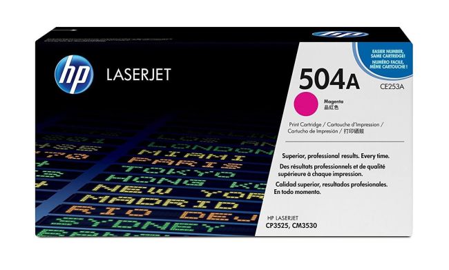 HP CE253A Magenta Toner Cartridge (7,000 pages*)