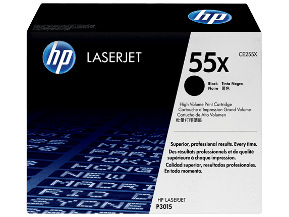 HP CE255X High Yield Black Toner Cartridge (12,500 Pages*)