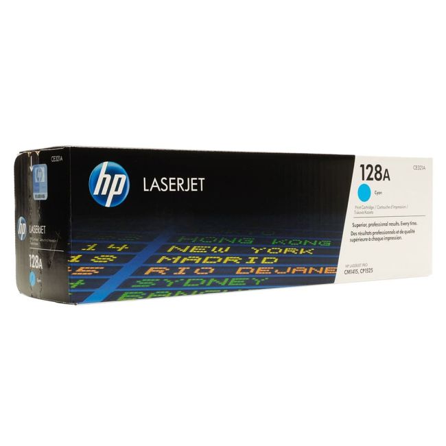 HP CE321A No.128A Cyan Toner (1,300 pages*)