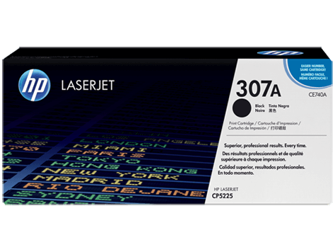 HP CE740A Black Toner Cartridge (7,000 pages*)