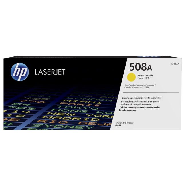 HP CF362A 508A Yellow Toner Cartridge (5,000 Pages*)