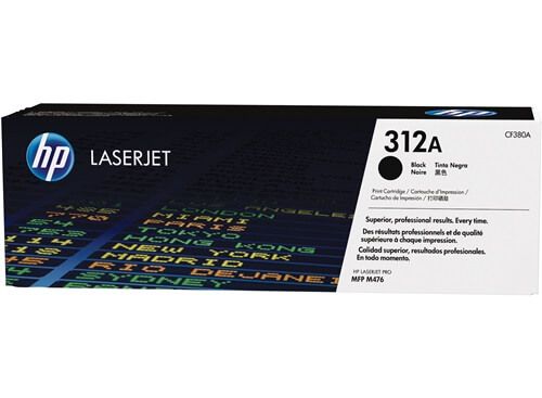 HP CF380A No.312A Black Toner Cartridge (2,400 pages*) 