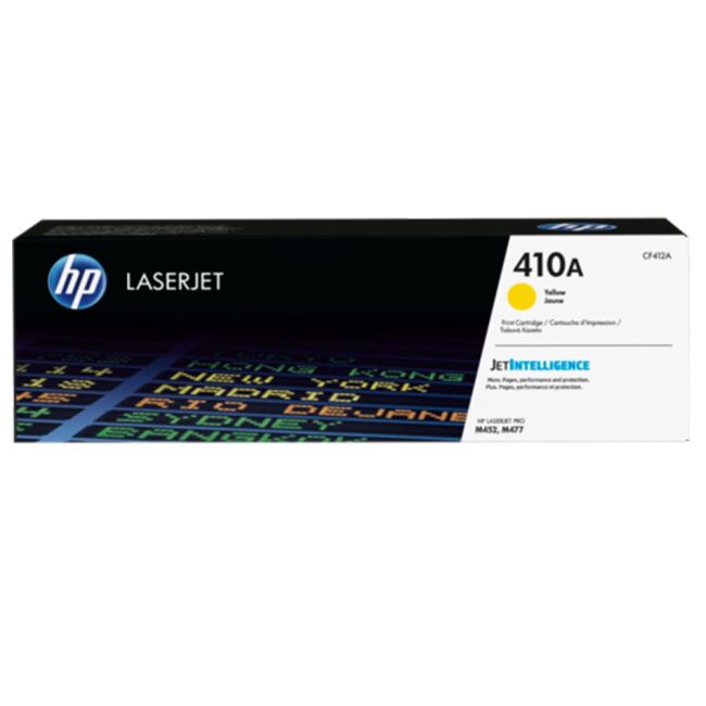 HP CF412A 410A Yellow Toner Cartridge (2,300 Pages*)