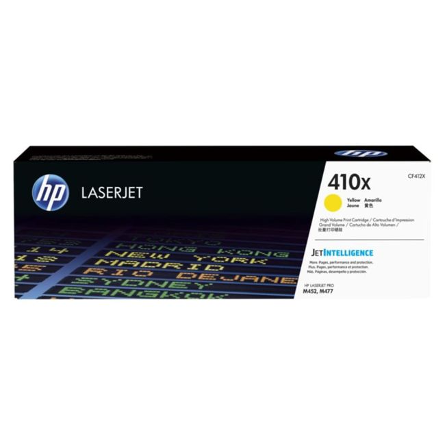 HP CF412X 410X High Yield Yellow Toner Cartridge (5,000 Pages*)