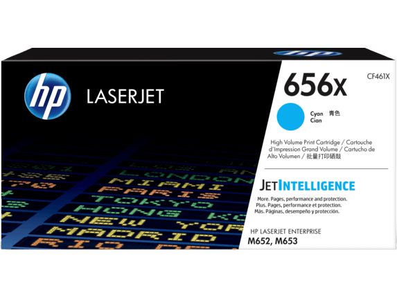 656X Cyan High Yield Toner Cartridge (22,000 Pages) CF461X