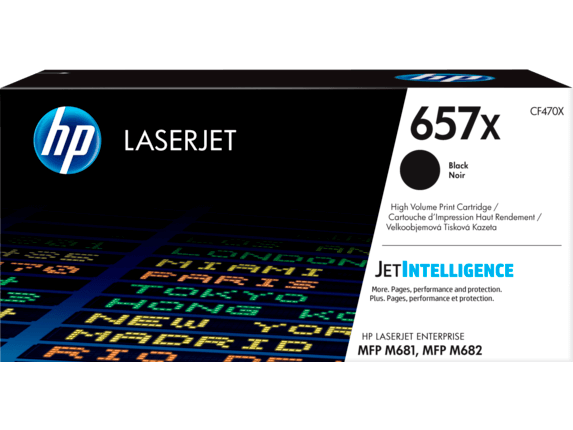 HP 657X Black High Yield Toner Cartridge (28,000 Pages)