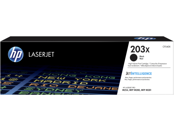 HP 203X Black Toner Cartridge (3,200 Pages*) CF540X