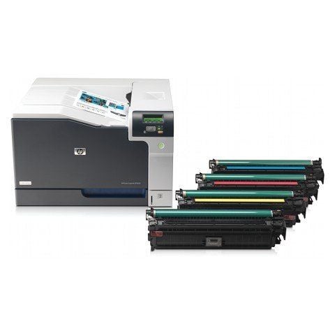 HP LaserJet Professional CP5225dn A3 Colour Laser Printer with toners