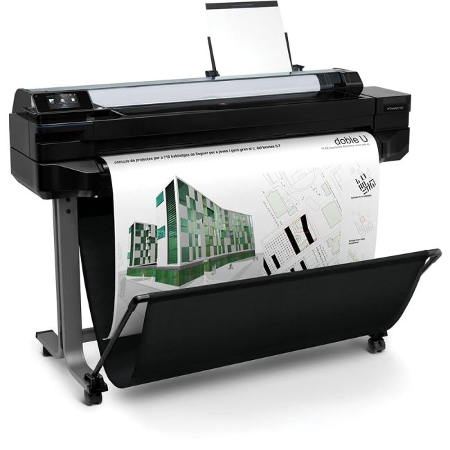 HP DesignJet T520 36-in Colour Inkjet ePrinter left view