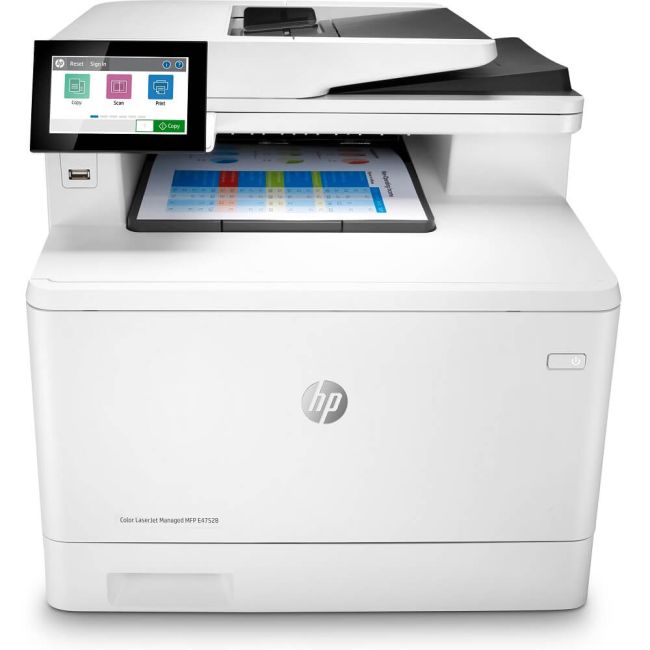 HP LaserJet Managed MFP E47528f A4 Colour Multifunction Laser Printer - Managed Print Subscription