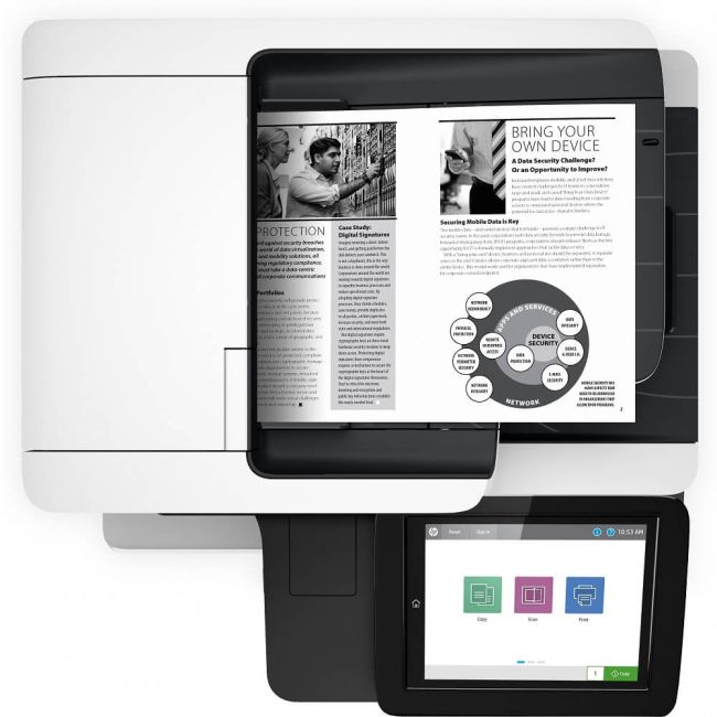 HP LaserJet Managed MFP E52645c A4 Mono Multifunction Laser Printer - Managed Print Subscription