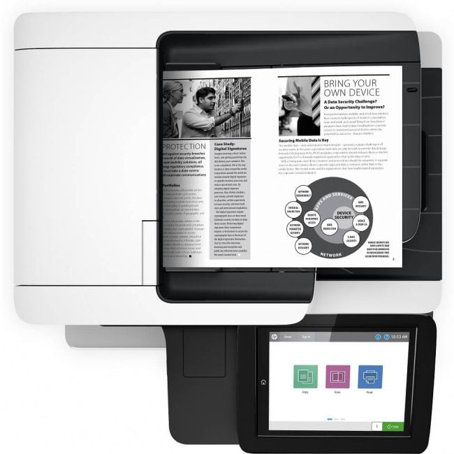 HP LaserJet Managed MFP E57540dn A4 Colour Multifunction Laser Printer - Managed Print Subscription