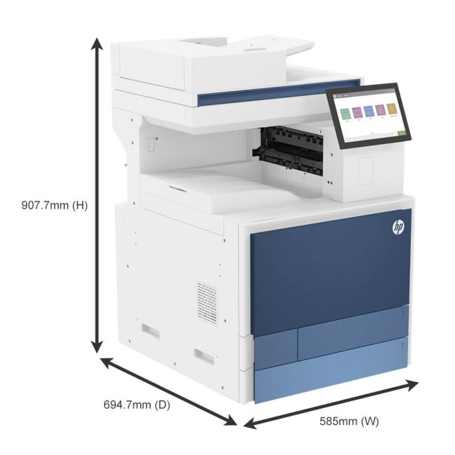 HP LaserJet Managed MFP E877dn A3 Colour Multifunction Laser Printer - Managed Print Subscription