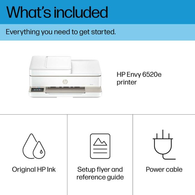 HP ENVY 6520e A4 Colour Multifunction Inkjet Printer