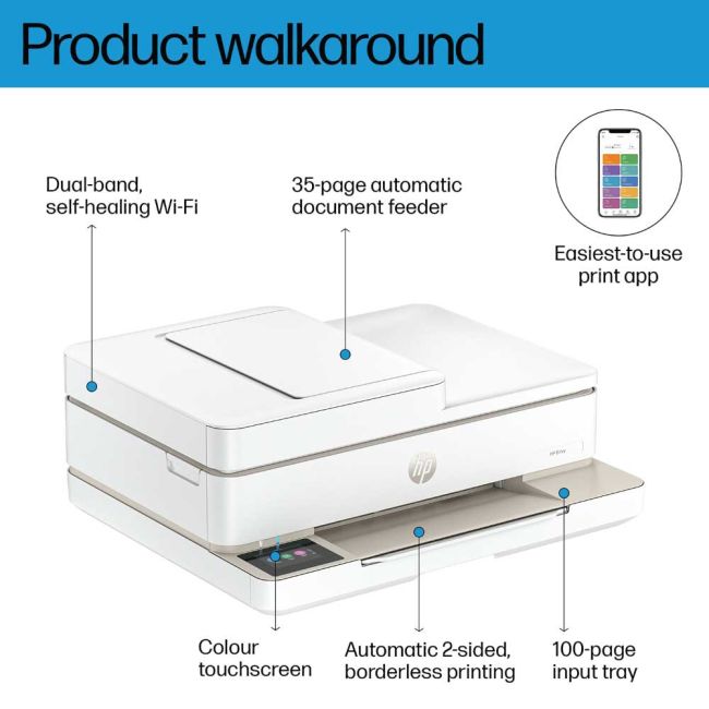 HP ENVY 6520e A4 Colour Multifunction Inkjet Printer