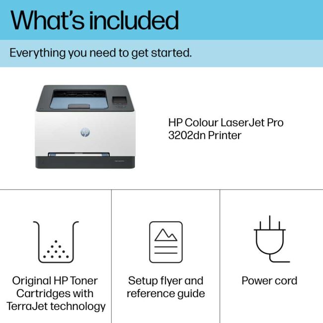 HP LaserJet Pro 3202DN A4 Colour Laser Printer
