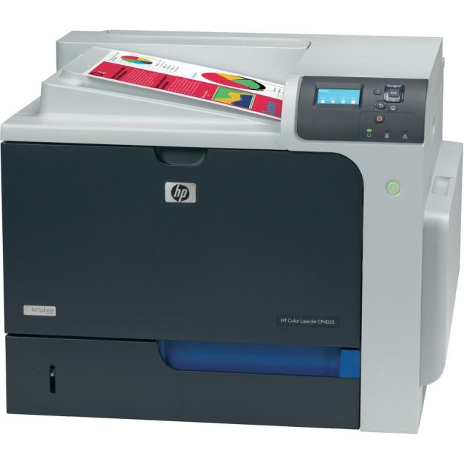 HP Color LaserJet CP4025n A4 Colour Laser Printer front view 1
