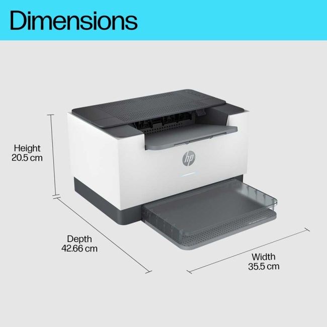 HP LaserJet M209DW Dimensions