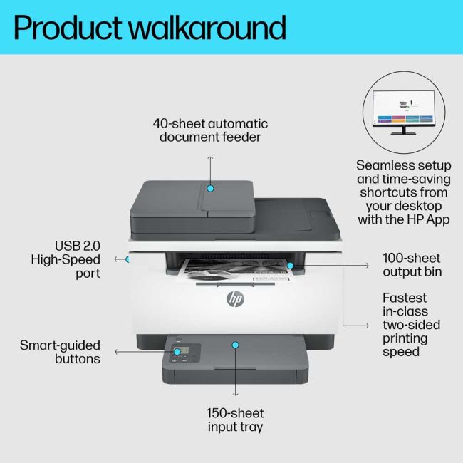 HP LaserJet M234SDN Walkaround