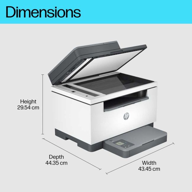 HP LaserJet M234SDW Dimensions