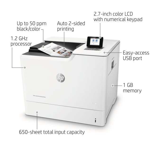HP Laserjet Enterprise M652dn A4 Colour Laser Printer