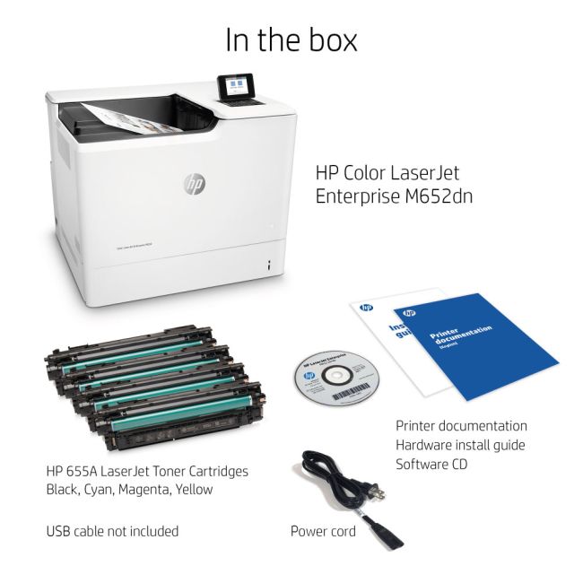 HP Laserjet Enterprise M652dn A4 Colour Laser Printer