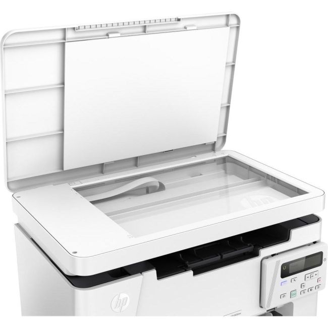 HP LaserJet Pro MFP M26nw A4 MultiFunction Mono Laser Printer open top