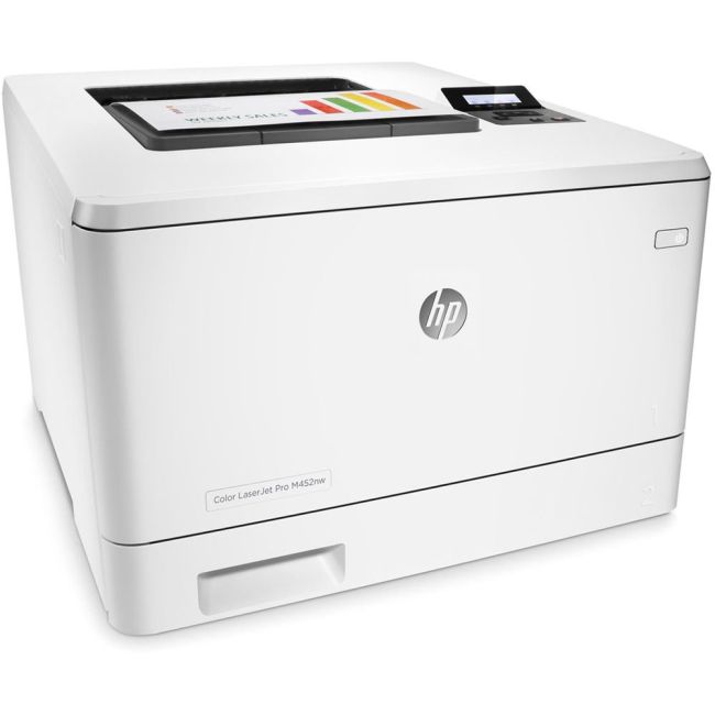 HP LaserJet Pro M452NW A4 Colour Laser Printer  left side