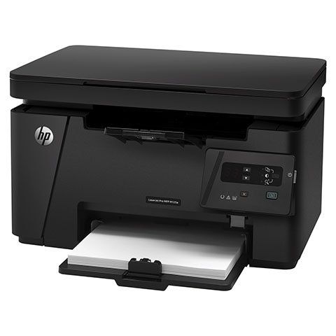 HP LaserJet Pro M125a A4 Mono Laser Multifunction Printer Left View 2