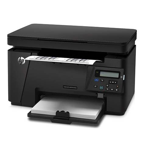 HP LaserJet Pro M125nw A4 Mono Laser Multifunction Printer front view 2