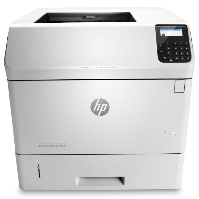 HP LaserJet Enterprise M606dn A4 Mono Laser Printer Front View