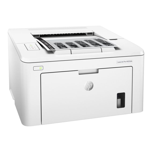 HP Laserjet Pro M203dw A4 Mono Laser Printer Left View