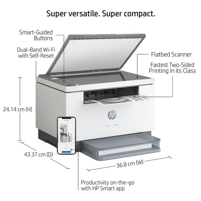 HP LaserJet MFP M234dwe A4 Mono Multifunction Laser Printer - HP+