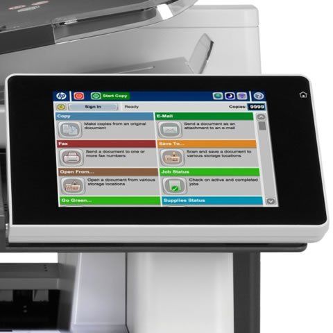 HP LaserJet Enterprise M525dn A4 Mono Laser MFP Close Up