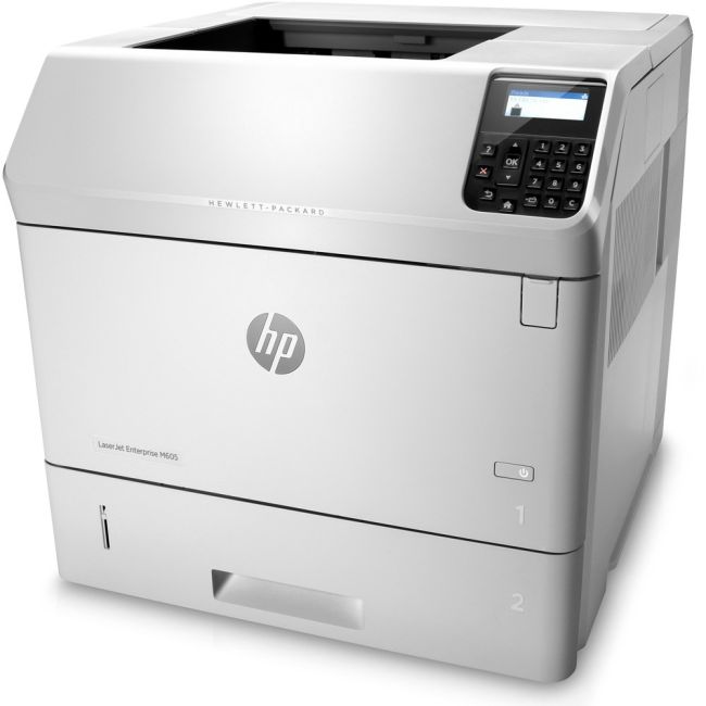 HP Laserjet Enterprise M605x A4 Mono Laser Printer Left View