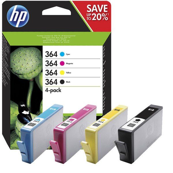 HP N9J73AE No.364 CMYK Ink Cartridge Combo Pack