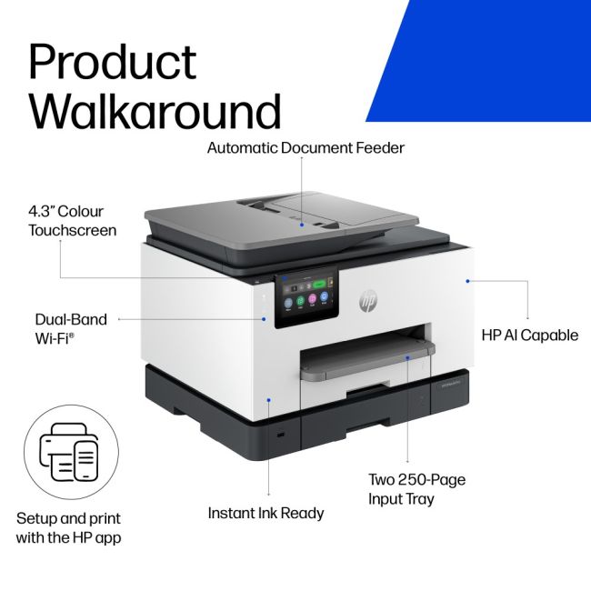 HP OfficeJet Pro 9132e (HP+) A4 Colour Multifunction Inkjet Printer