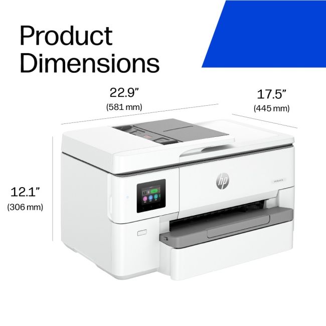 HP OfficeJet Pro 9724  A3 Colour Multifunction Inkjet Printer