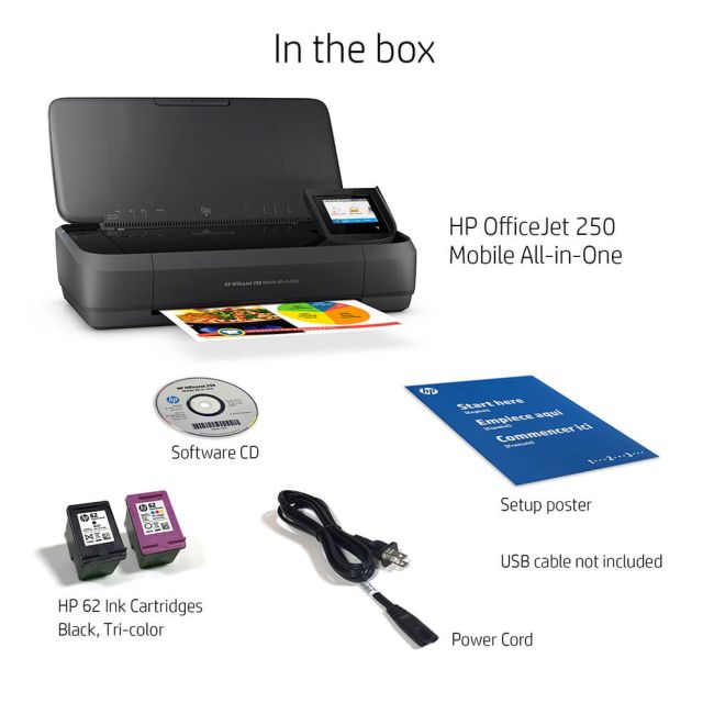 HP Officejet 250 A4 Colour Multifunction Inkjet Printer
