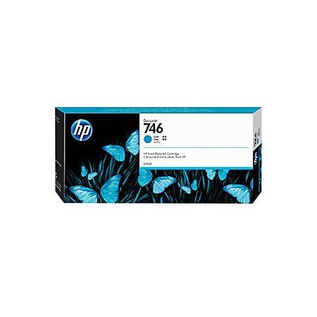 HP 746 Cyan DesignJet Ink Cartridge (300ml) P2V80A